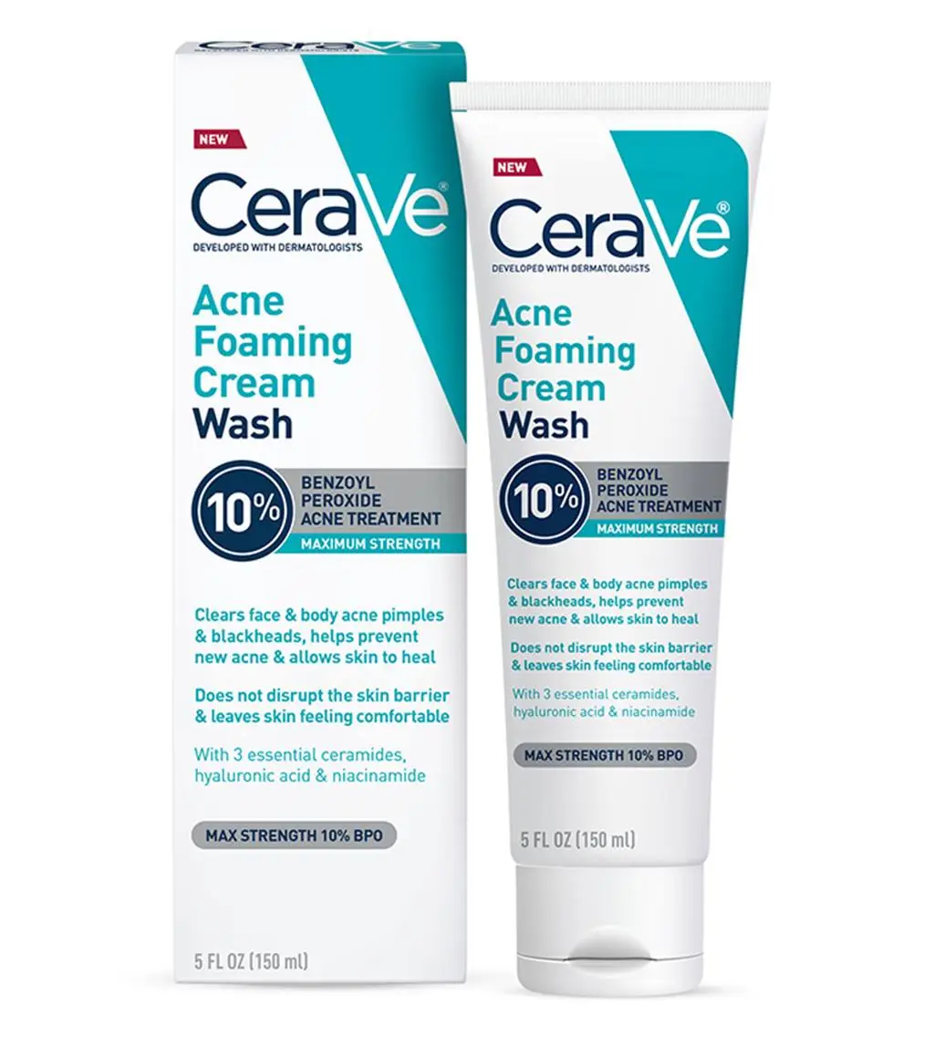BPO10-packshot-with-carton-desktop-700x785-v1 Acne Foaming Cream Wash 100ml - Image 1